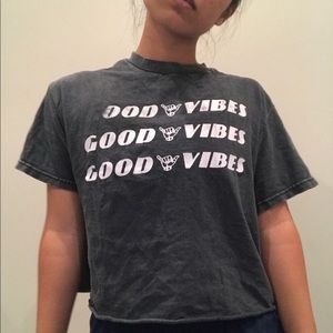 brandy melville aleena good vibes t-shirt